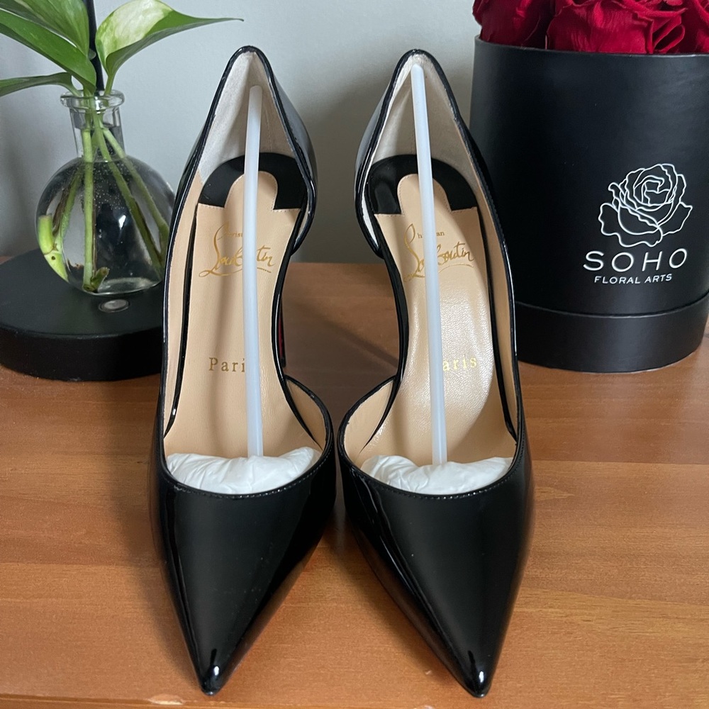 IRIZA 100mm Black Pumps Christian Louboutin